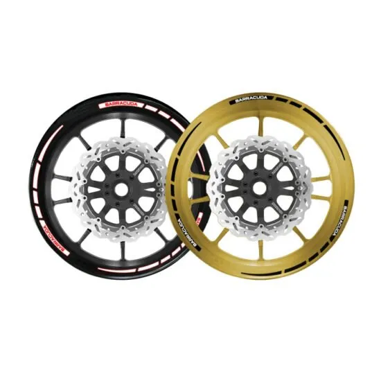 Liserets de jantes Motos BARRACUDA (Blanc)